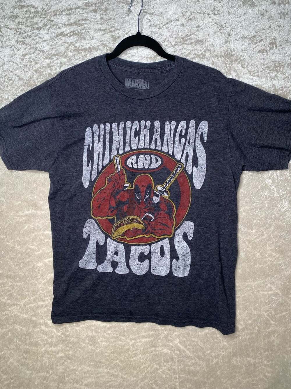 Marvel Deadpool Chimichangas and Tacos T-Shirt